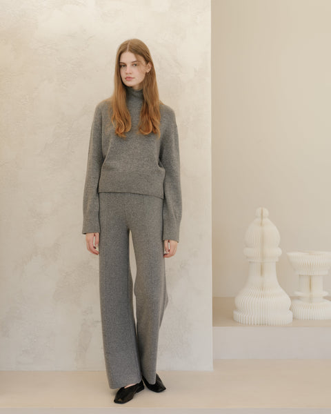 Cashmere Mix Turtleneck Sweater - Lèmme