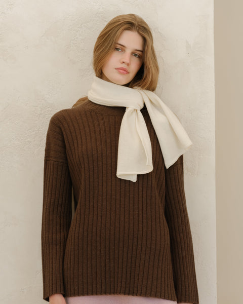 Cashmere Mix Jabot - Lèmme