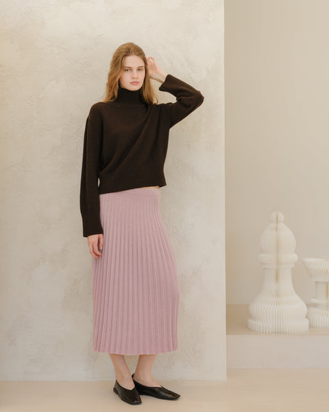 Cashmere Mix Turtleneck Sweater - Lèmme