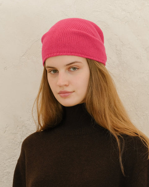 Cashmere Mix Beanie (3D-Knit) - Lèmme