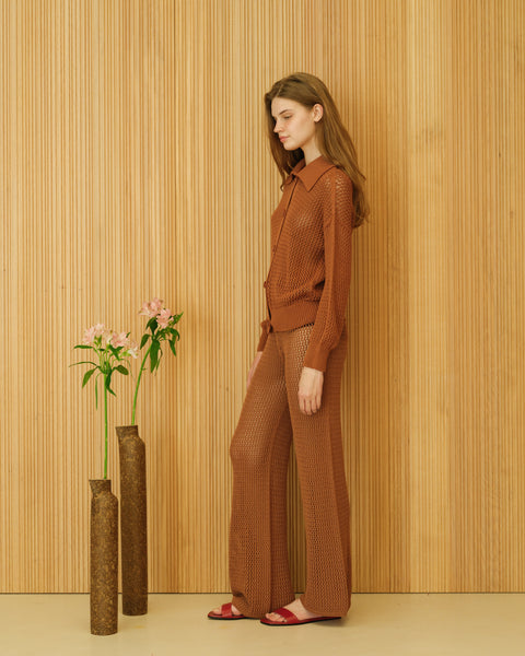 Fine Cotton Crochet Pants - Lèmme