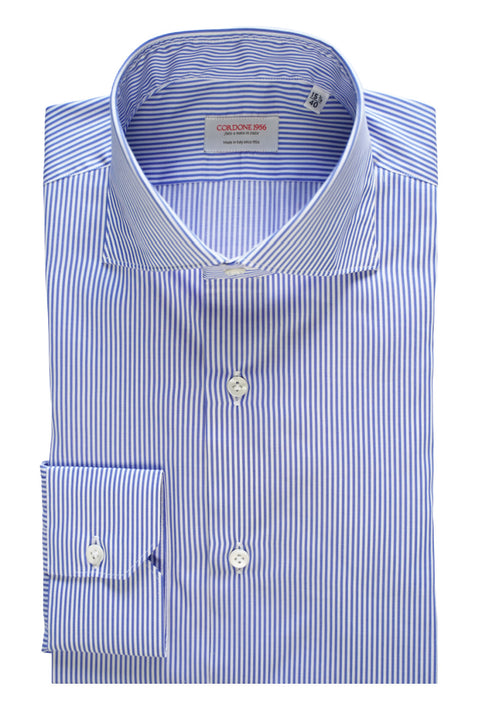 Striped Popeline Shirt Cordone 1956