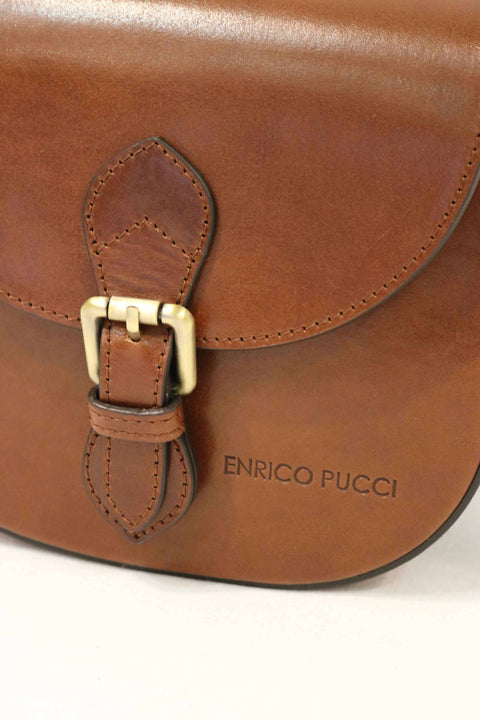 Tuscan Leather Shoulder Bag (Magnetic Buckle Closure)