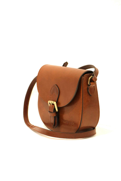 Tuscan Leather Shoulder Bag (Magnetic Buckle Closure)