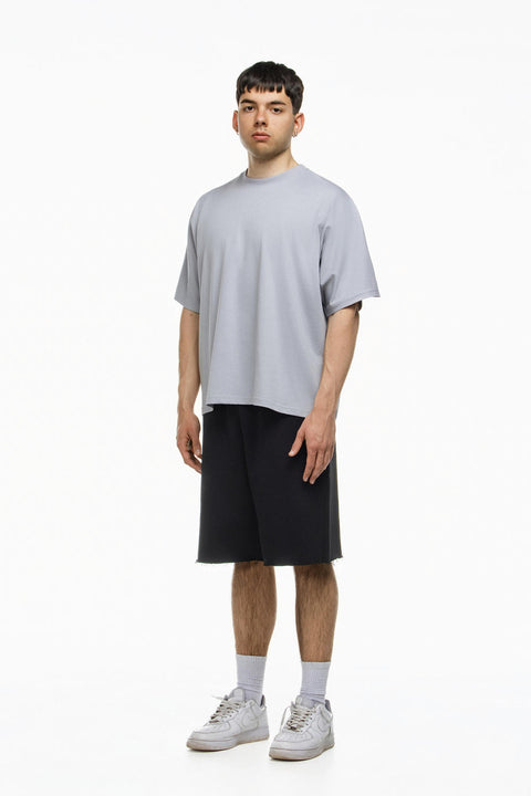 Cotton Sweatshirt Short Trousers - LU9649