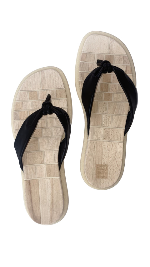 Flip flops - Argilla Black Raw Clays
