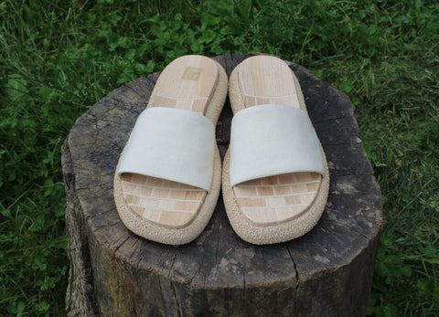 Slipper - Torba White Raw Clays