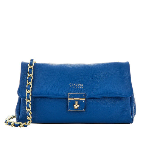 Fedra - Borsa con catena Bluette Claudia Firenze