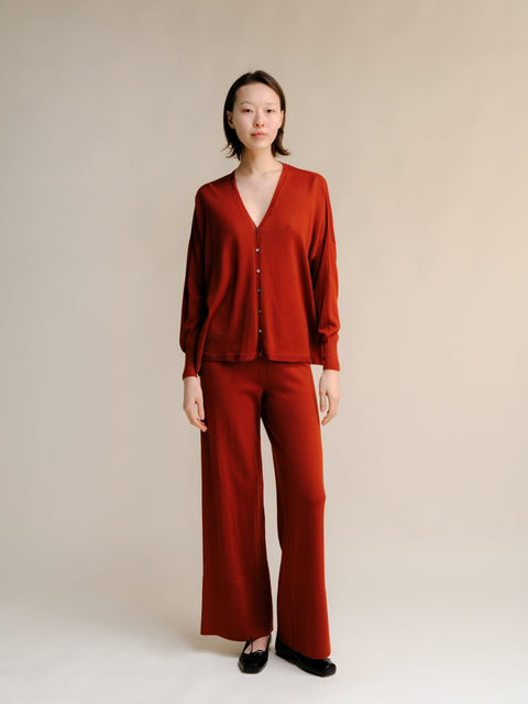 Extra Fine Merino Wide-Leg Trousers - Lèmme