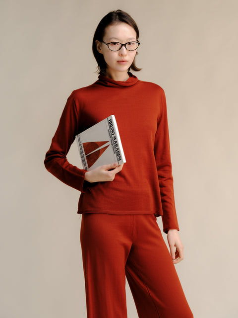 Extra Fine Merino Wool Relaxed Turtleneck (3D-Knit) - Lèmme