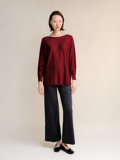 Extra Fine Merino Wide-Leg Trousers - Lèmme