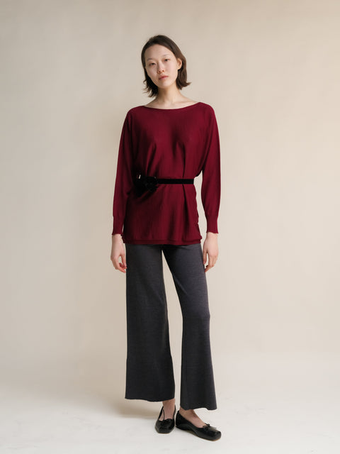 Extra Fine Merino Wide-Leg Trousers - Lèmme
