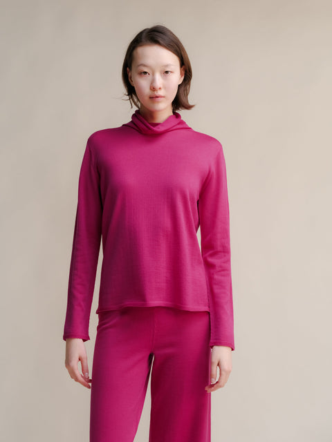 Extra Fine Merino Wool Relaxed Turtleneck (3D-Knit) - Lèmme