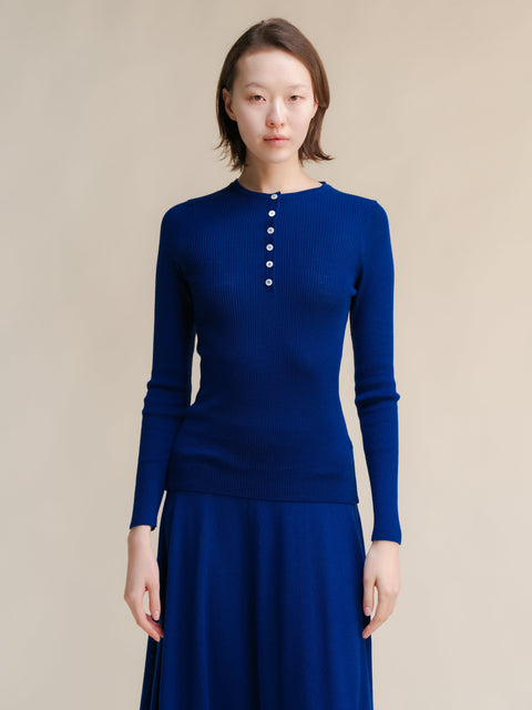 Extra Fine Merino Ribbed Fine Hanley Sweater - Lèmme