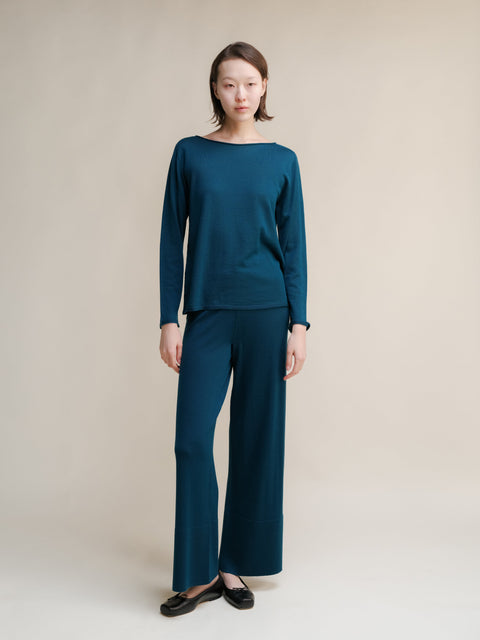 Extra Fine Merino Wide-Leg Trousers - Lèmme