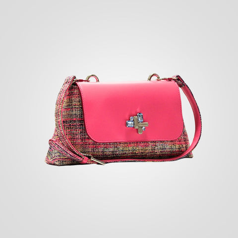 Shoulder Bag - Audrey Capri Pink Cordini Rita