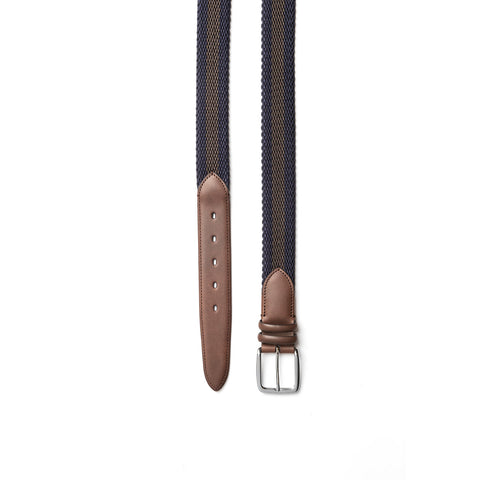 Belt - Royal Blue & Brown Armeria Meschieri