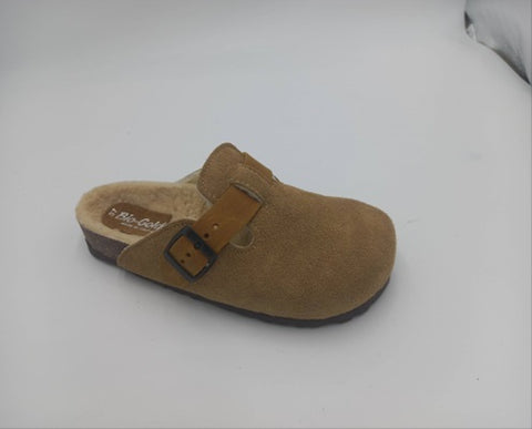 Art.17 Woman Beige Sewn Suede Synthetic Fur Golden Wiking