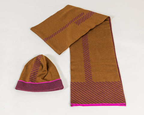 Set - Hat and Scarve Double Ivana Maiolati