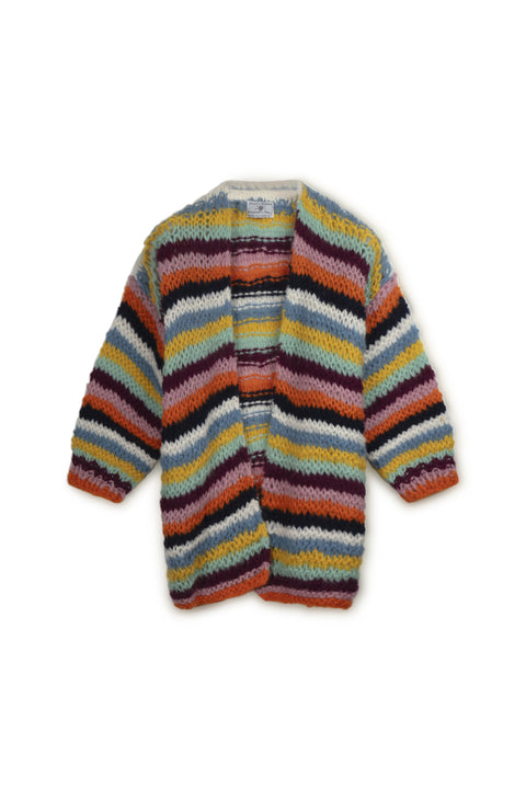 Cardigan - Long Stripped Maglificio Cecconi
