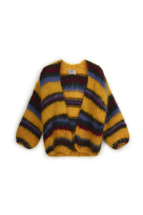 Cardigan - Short stripped Maglificio Cecconi
