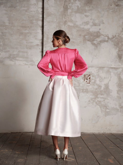 Skirt - Mikado White Roberta Longo