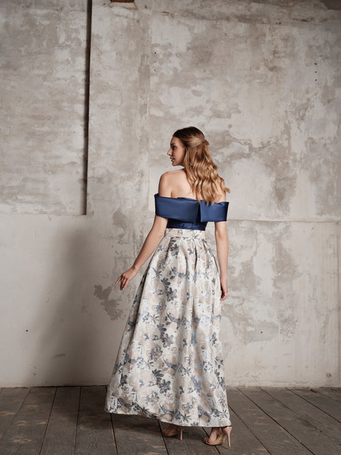 Top - Mikado Blue Roberta Longo