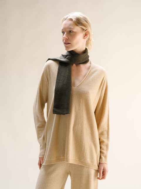 Cashmere Mix Jabot - Lèmme