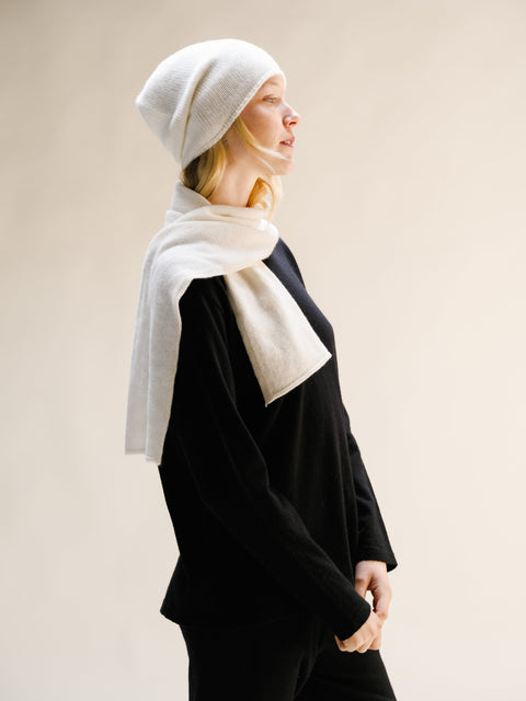 Cashmere Mix Beanie (3D-Knit) - Lèmme