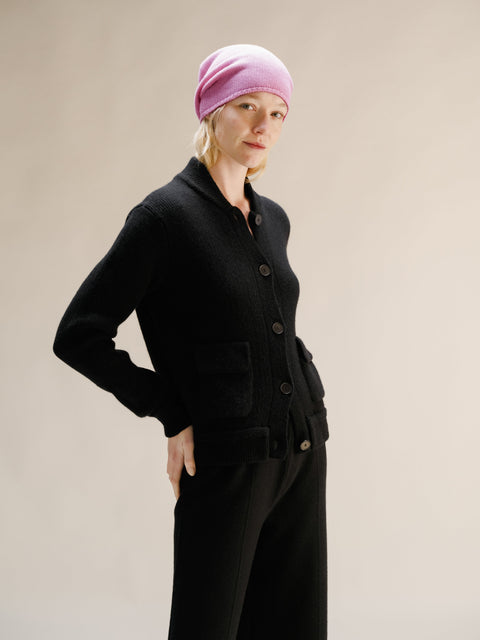 Cashmere Mix Beanie (3D-Knit) - Lèmme