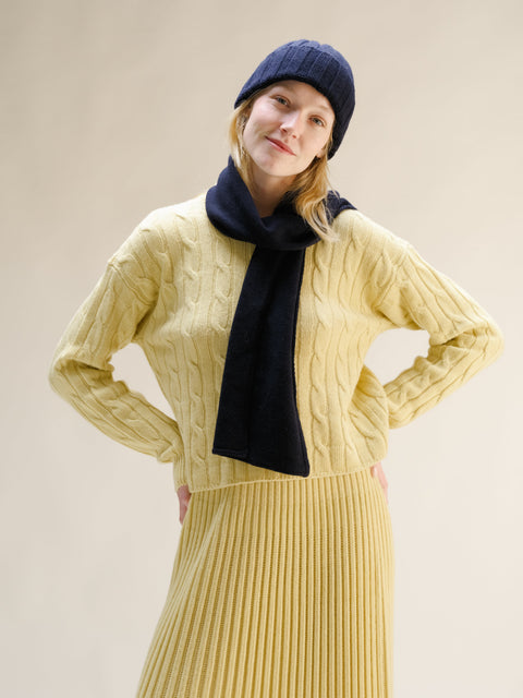 Cashmere Mix Jabot - Lèmme