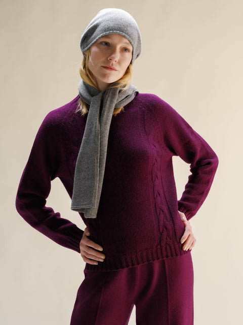 Cashmere Mix Jabot - Lèmme