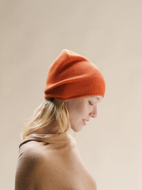 Cashmere Mix Beanie (3D-Knit) - Lèmme