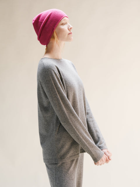 Cashmere Mix Beanie (3D-Knit) - Lèmme