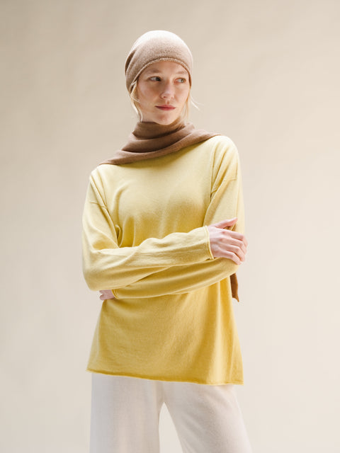 Cashmere Mix Beanie (3D-Knit) - Lèmme