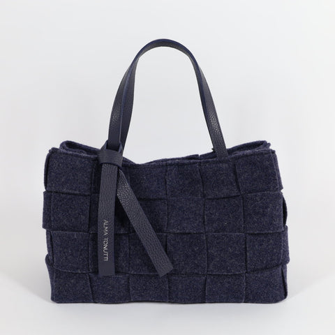 Felt handwoven bag ALMA TONUTTI