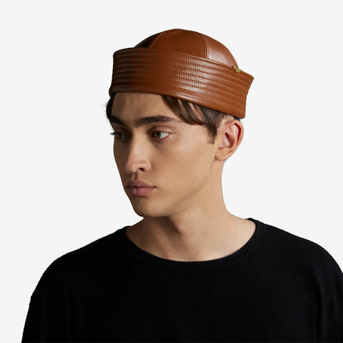 Hat - Nappa Leather Sailor Axis
