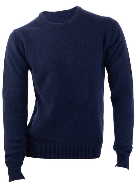 Men's Pure Cashmere Crew Neck Sweater - Refined and Comfortable Look - Due Toscani