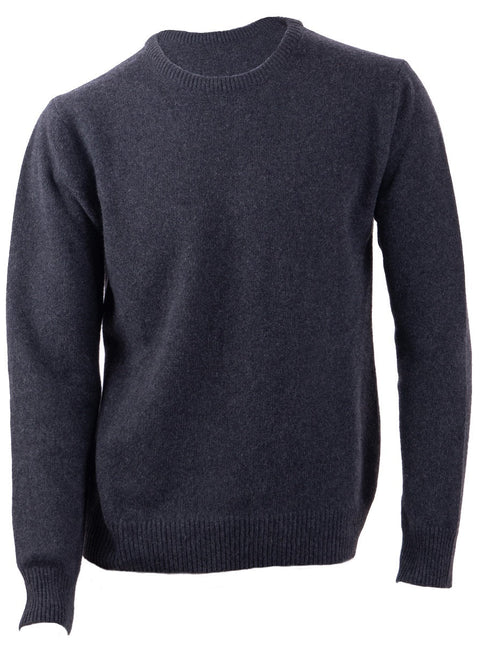 Men's Pure Cashmere Crew Neck Sweater - Refined and Comfortable Look - Due Toscani