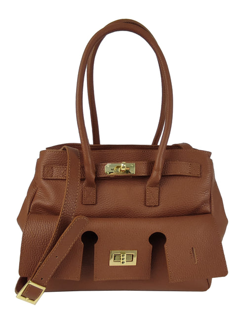 Bag with padlock Florence Leather