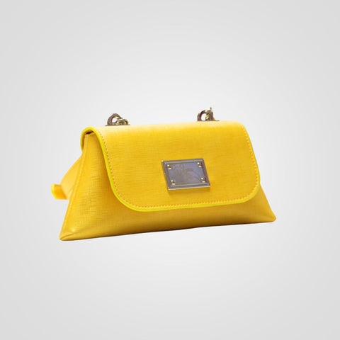 Shoulder Bag - Baby Capri Yellow Cordini Rita
