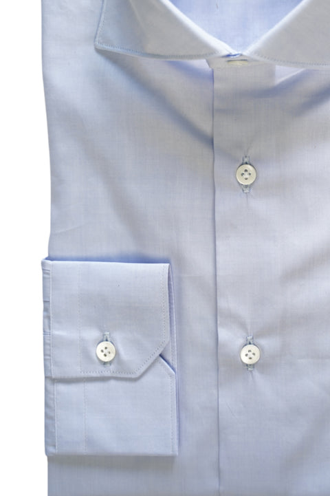 Azure Popeline Solid Shirt Cordone 1956