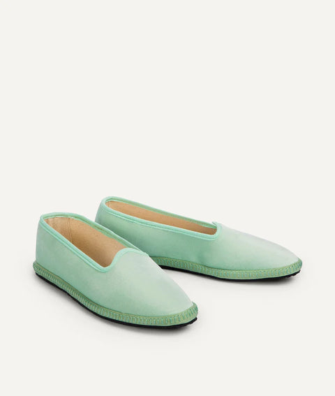 Friulana - Velvet Aqua Green Bottega dell'Artigiano