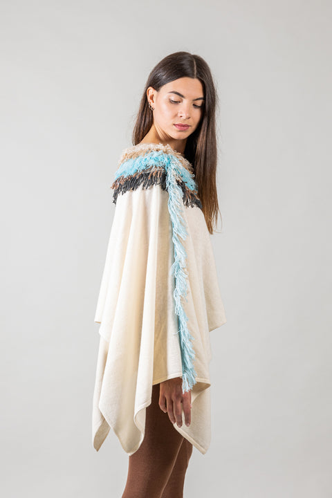 Poncho - Fringes Ivana Maiolati
