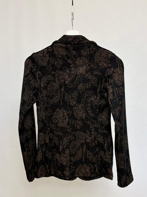 Blazer jacquard con motivo floreale SixStop