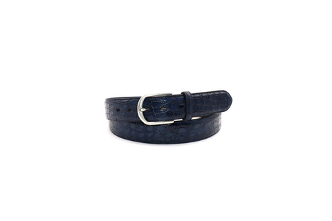 FIANCO ALLIGATORE - BLU Fausto Colato