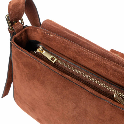 Satchel in Genuine Leather
