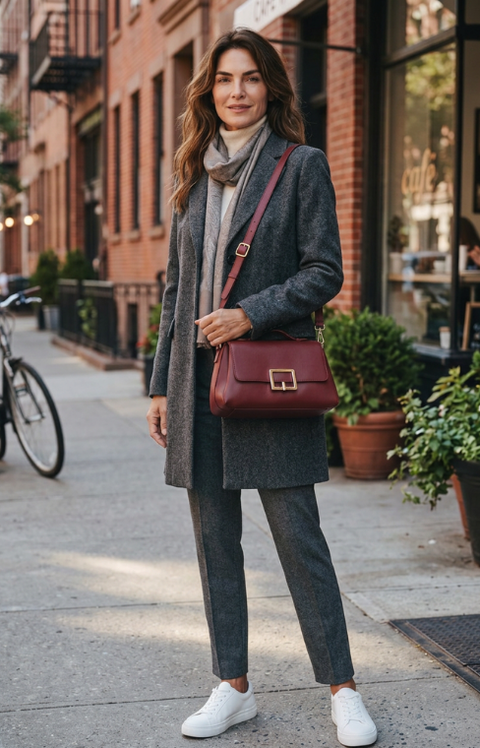 Brigitte Calfskin Flap Handbag - PULICATI / CIVICO 93