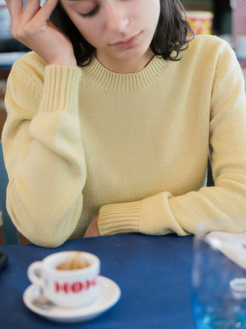 Pure Cashmere Crewneck Sweater - Lèmme
