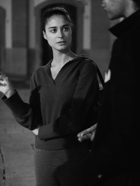 Cashmere Mix Relaxed Polo - Lèmme